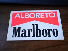 Adesivo FERRARI, Michele ALBORETO, 17 CM originale FORMULA 1 SPONSOR FERRARI