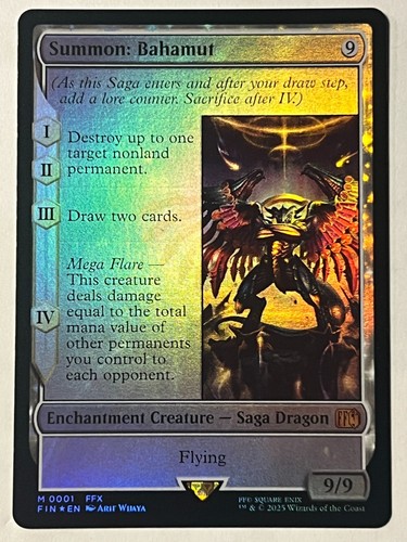 Mtg summon bahamut - fin, 0001