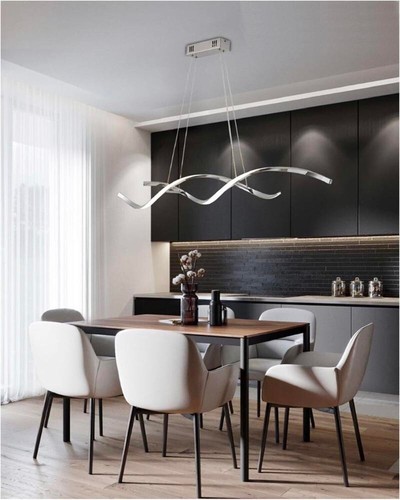 Lampadario led onda twist - lampadario,