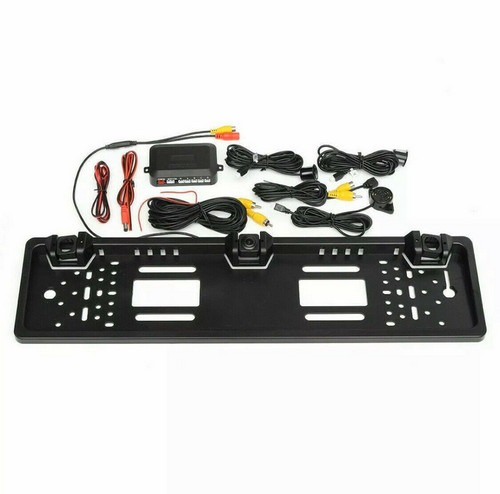 Kit auto porta targa - targa, con