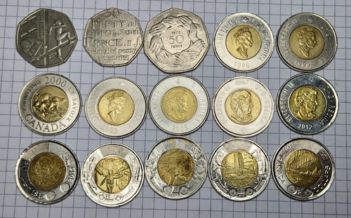 Canada monete dollari - canada,