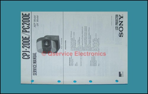 Sony cpj 200e - sony, di