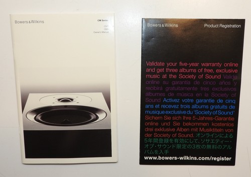 Bowers and wilkins cm5 - bowers,