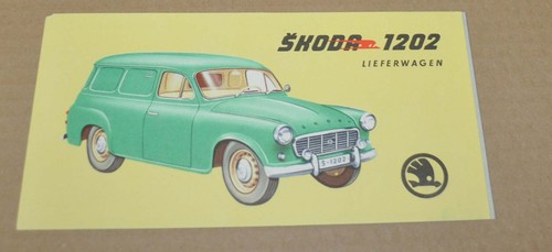 Skoda 1202 van - pickup, brochure