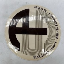Adesivo vintage Pinciana Sport Roma anni ’70 negozio articoli sportivi 
