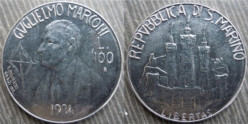 San marino 100 lire - 100, 1984