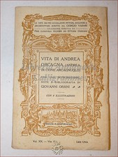 GIORGIO VASARI: Vita di ANDREA ORCAGNA di Cione 1915 Bemporad Orsini Illustrato