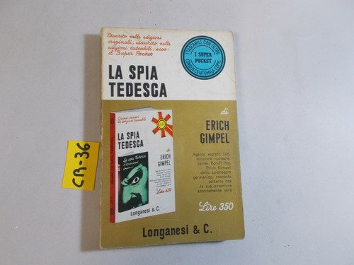 Libro spia tedesca erich - libro,