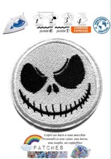 patch Jack Skellington Skeleton Nightmare before christmas toppa termoadesiva