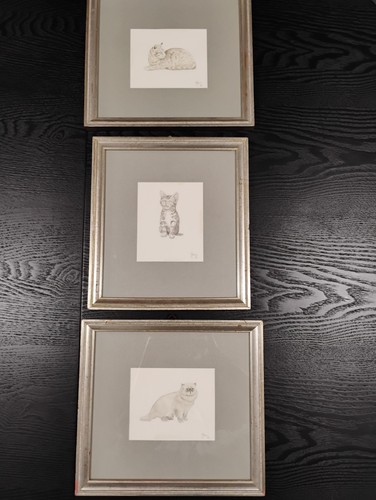 Trittico disegni originali