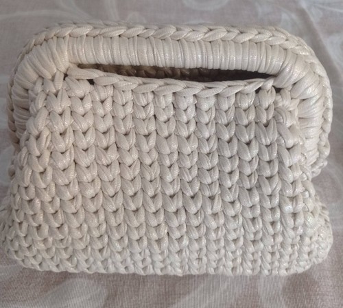 Clutch bag handmade - , crochet