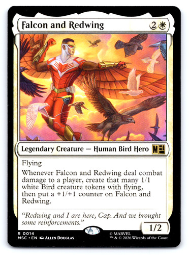 Falcon and redwing - falcon,