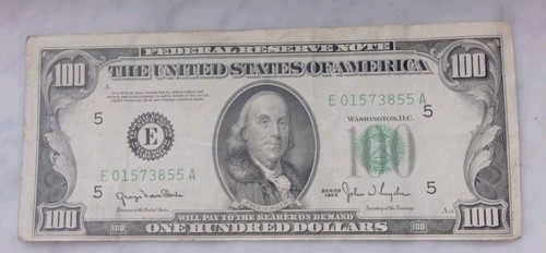 Banconota 100 dollari sigillo - 100,