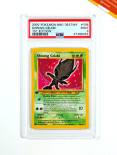 Pokemon PSA 9 Shining Celebi #106 1St Edition Neo Destiny 2002 English