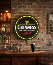 Enseigne guinness draught logo - guinness,