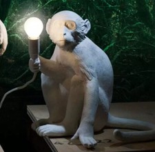 The Monkey Lamp Sitting