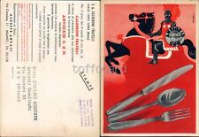 PUBBLICITA' POSATE ANTIOXID CALDERONI FRATELLI MILANO-AUTORE RAINERI-C56-91