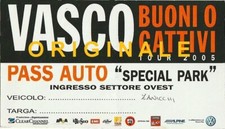VASCO ROSSI RARO PASS CAR