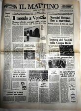 MATTINO 8/6/1987 FINALE ANDATA COPPA  ITALIA NAPOLI ATALANTA 3-0 ISCHIA PROMOSSA