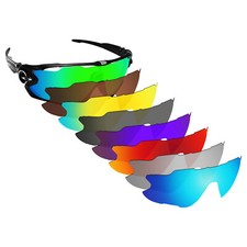 Lenti di ricambio polarizzate Hawkry per occhiali da sole Oakley Jawbreaker OO9290 Muti