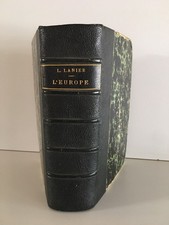 LANIER L'EUROPE choix de lecture de géographie Belin 1887