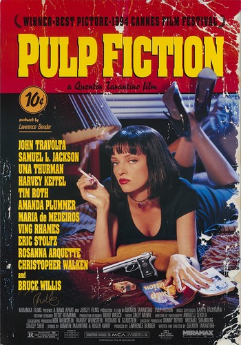 Pulp fiction locandina - pulp, (1994)