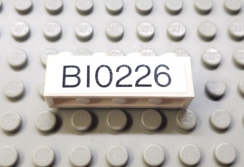 Lego mattone bianco - bianco, con
