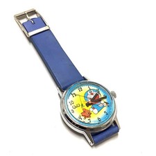Orologio vintage Citizen Q&Q Doraemon meccanico a carica manuale anni 70 80 r...