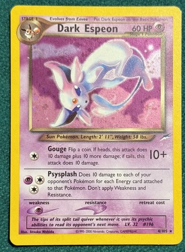 Dark espeon 105 pokemon - espeon,