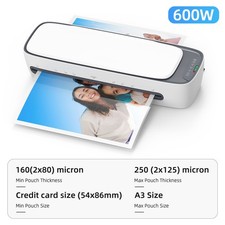 Set Macchina Laminatrice B-Desktop Misura A3 Multifunzione Laminazione Calda e Fredda