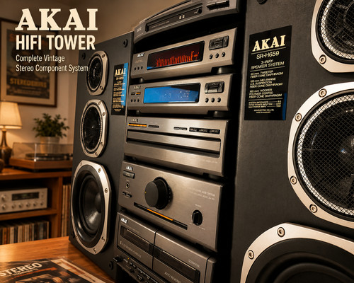 Akai hifi tower rare - hifi, 🌈rare🌈