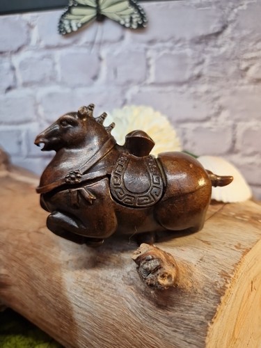 Vintage bronze copper horse - vintage, bronze/copper