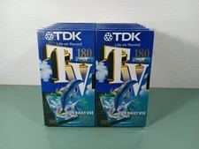 12x VHS TDK TV 180 3 Hours