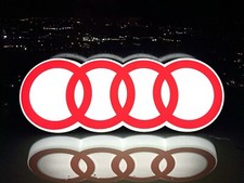 Insegna Logo Illuminata Audi