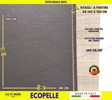 Ecopelle al metro MARRONE