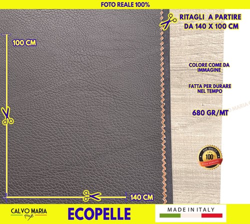Ecopelle metro marrone - metro,
