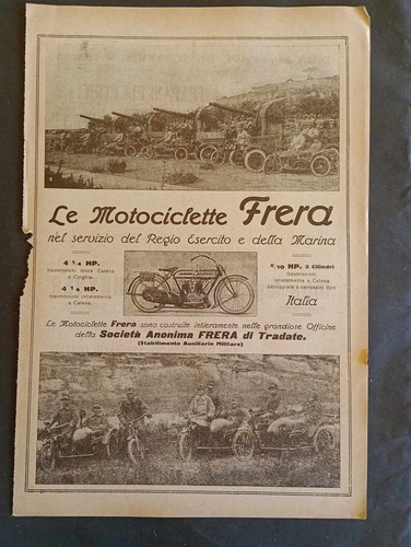 Pubblicità motociclette frera - pubblicità,