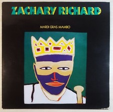 ZACHARY RICHARD - MARDI GRAS MAMBO – LP VINYL EX / EX ZENSOR ZS 94 GER 1989