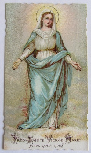 Canivet santino holy card - canivet,