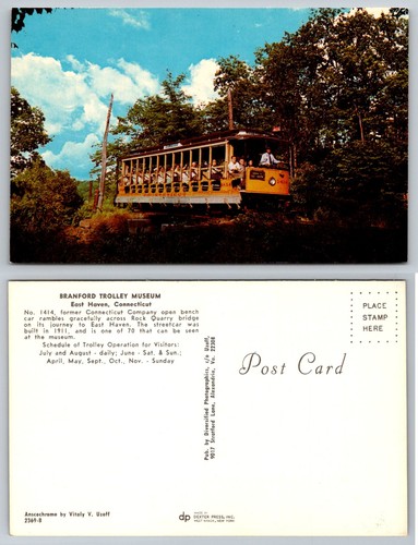 Branford trolley museum - trolley, east