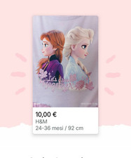 Abito Frozen Tulle Bambina Walt Disney Lilla 1 Anno 92 Cm H&M