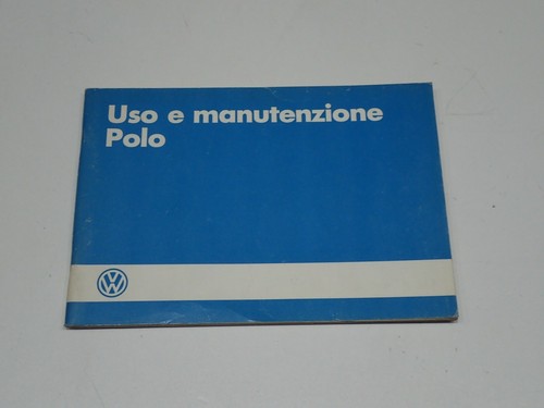 Volkswagen polo libretto uso - volkswagen,