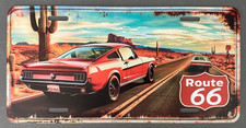 Insegna metallo Route 66 30x15