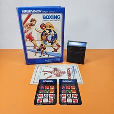 BOXING Gioco per INTELLIVISION COMPLETO MATTEL ELECTRONICS OTTIMO