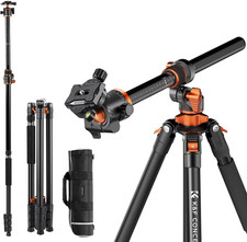 Treppiede per Fotocamera Monopiede, 230Cm Treppiede per Video Reflex Con Braccio