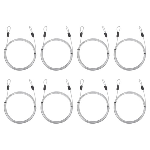 8pcs 6ft blocco cavo - 3/32",
