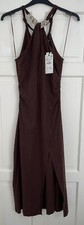ABITO MIDI ZARA MARRONE MISTO