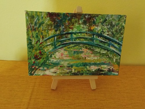 Dipinto raffigura giardino - raffigura,