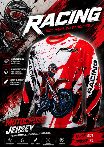 Maglia motocross manica lunga - maglia,