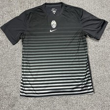 Maglia Nike Uomo XL Nera Juventus 2013-14 Pre Match Training Shirt DriFit